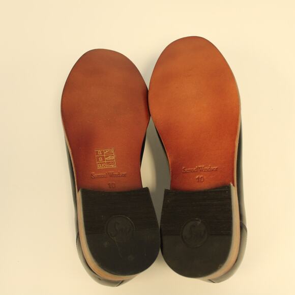 Samuel Windsor Black Mens Penny Loafers NWT Size 10  Goodyear welt main image 8